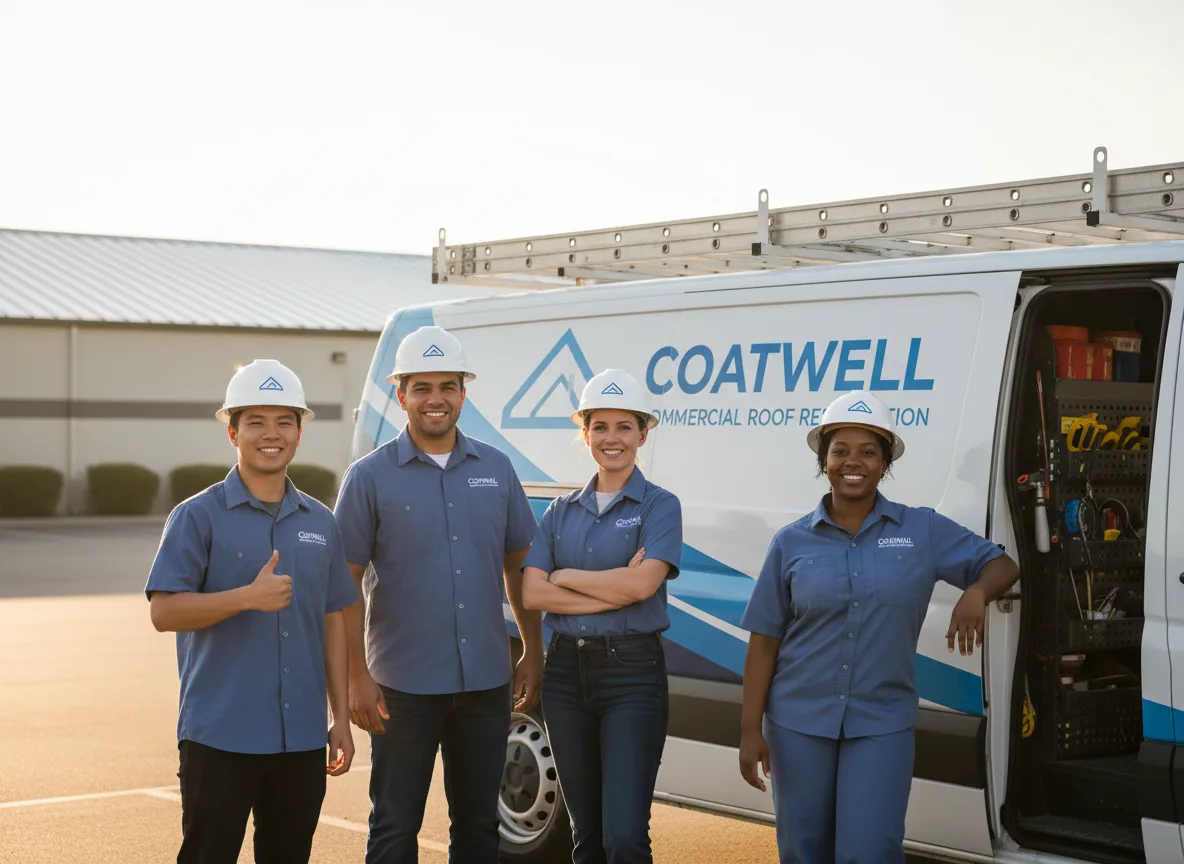 Commercial roof coating company in Columbia, CT